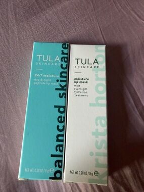 Tula Bundle Day & Night Lip Mask;Moisture Lip Mask Overnight Hydration Treatment